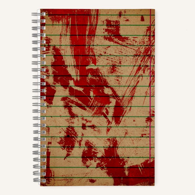 Bloody-Notebook Notizbuch (Vorderseite)