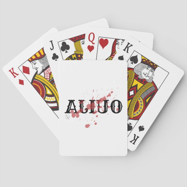 Bloody Paranormal Playing Cards, Stephen Erkintalo Spielkarten (Rückseite)