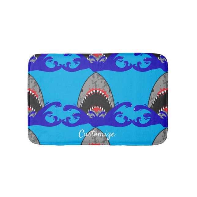 Bloody Shark Jaws Thunder_Cove  Badematte (Vorderseite)