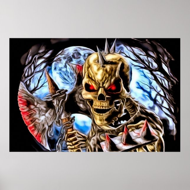 Bloody Skeleton Poster (Vorne)