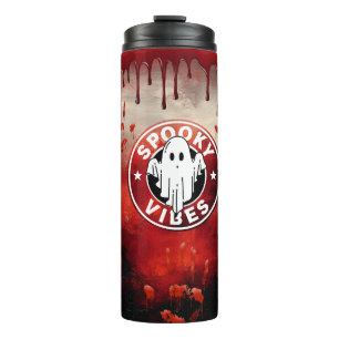 Bloody Spooky Vibes Ghost Thermosbecher