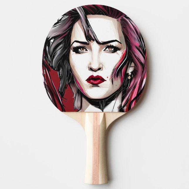 Bloody Woman Tischtennis Schläger (Vorderseite)