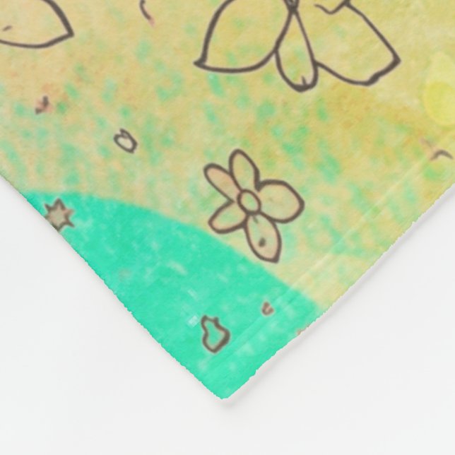 Bloom Baby Bloom - Soft Baby Blanket Fleecedecke (Ecke)