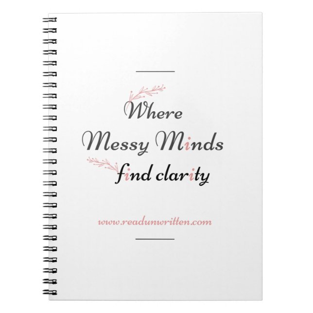 Bloom Clarity Notizblock (Vorderseite)