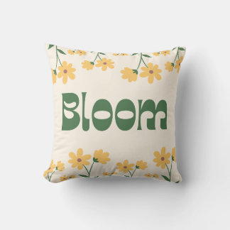 Bloom-Design Kissen