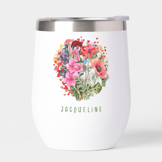 BLOOM Floral OÙ VOUS ÊTES PLANTÉ Personnalisé (Gauche)