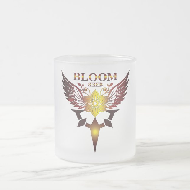 Bloom Glass Mug Mattglastasse (Mittel)