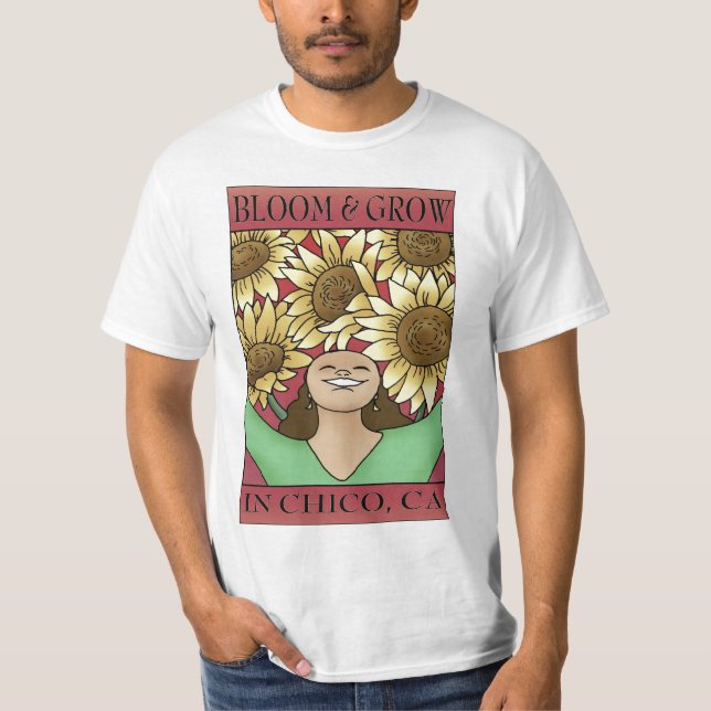 Bloom & Grow in Chico, CA Value T-Shirt (Vorderseite)
