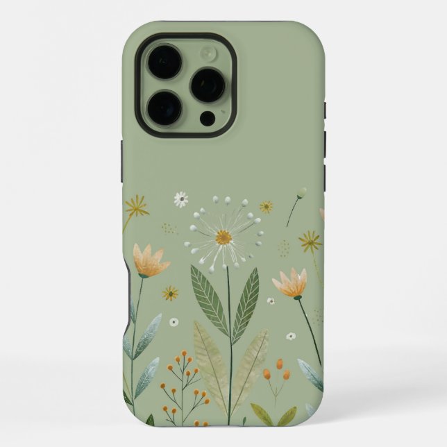 Bloom Grow Minimalist iPhone 16 Pro Max Hülle (Rückseite)