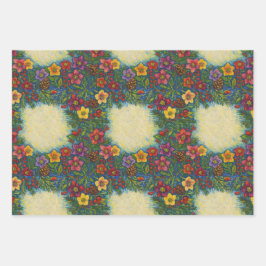 Bloom in Christmas Wrap Geschenkpapier Set