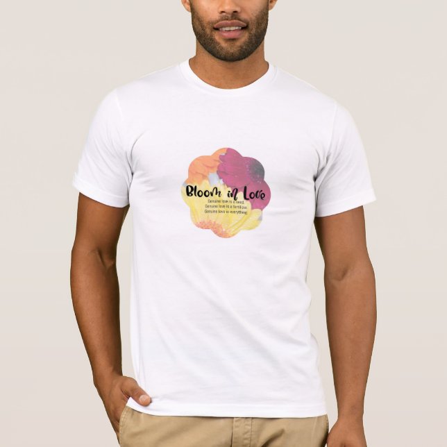 Bloom in Love - T-shirt Homme (Devant)