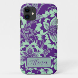 Bloom in Style Lila Minimalistische Blume Case-Mate iPhone Hülle