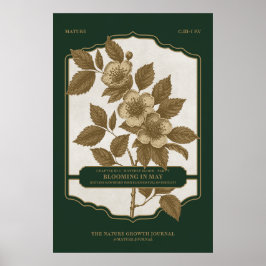 BLOOM MENSUEL - POSTER CADEAU DE FLEURS DE NAISSAN