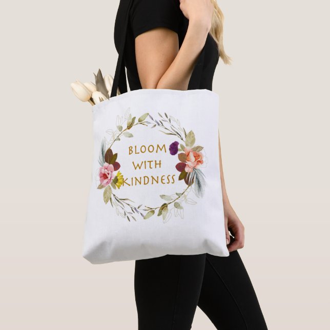 Bloom mit freundlicher Tote-Tasche Tasche (Von Nahem)