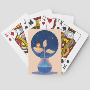 Bloom Mystic Night Owl Garden Spielkarten
