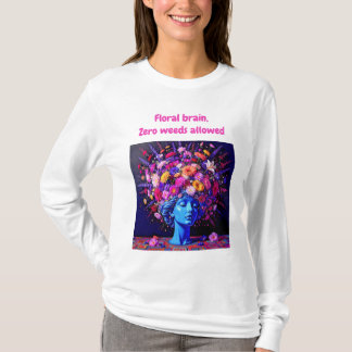 "Bloom of Eternity" - ein farbiges surreales Portr T-Shirt
