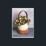 Bloom Panel L Leinwanddruck<br><div class="desc">“Bloom” Metal petals holding a quiet steady warmth. BUY NOW! 

"... an inspiring and promising artist working in the contemporary world...  in whom can be invested."
— Art Market International Art Magazine</div>