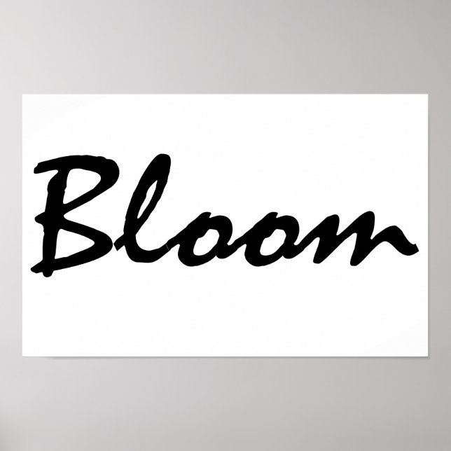 Bloom Poster (Vorne)