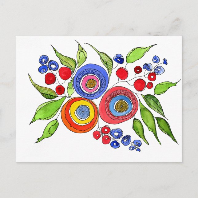 Bloom Postkarte (Vorderseite)