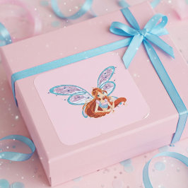 Bloom Quadratischer Aufkleber