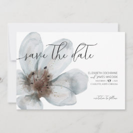 Bloom ・ Romantische Moderne Blüte ・ Elegantes Scri Save The Date