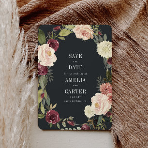 Bloom rustique Enregistrer la carte de date