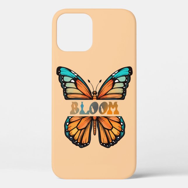 Bloom - Schmetterlingsdesign Case-Mate iPhone Hülle (Rückseite)