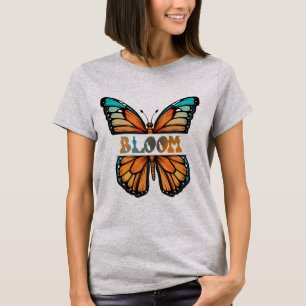 Bloom - Schmetterlingsdesign T-Shirt