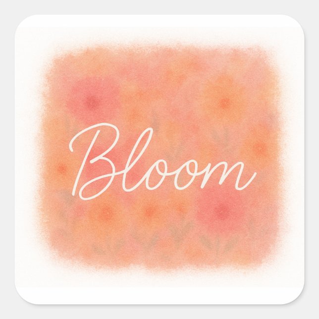 Bloom Sticker (Vorderseite)