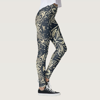 Bloom Symmetry-Leggings Leggings