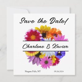 Bloom Wedding Save The Date