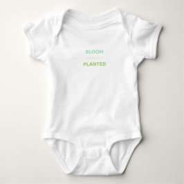 Bloom where you are Planted Hoodie & Tasse - Inspi Baby Strampler