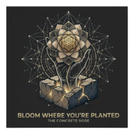 Bloom Where You Are Planted  Poster