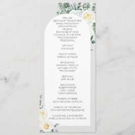 Bloom White Floral Long Program Programm