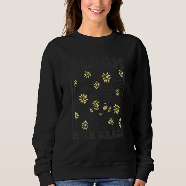Bloom With Grace Gardener Botanical Gardening Plan Sweatshirt (Vorderseite)