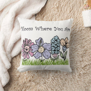 Bloom, wo du bist kissen