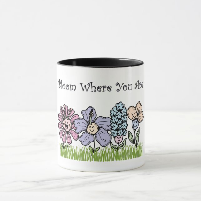Bloom, wo du bist tasse (Zentrum)