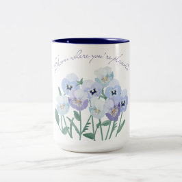 Bloom wo Ihr gepflanztes Sweatshirt Zweifarbige Tasse