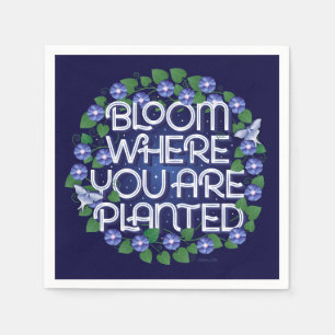 Bloom, wo Sie gepflanzt Party Napkins Serviette