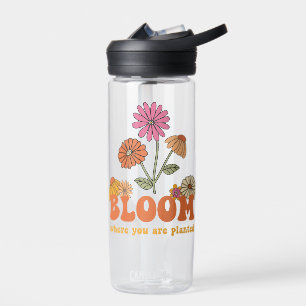 Bloom Wo Sie gepflanzt sind Trinkflasche