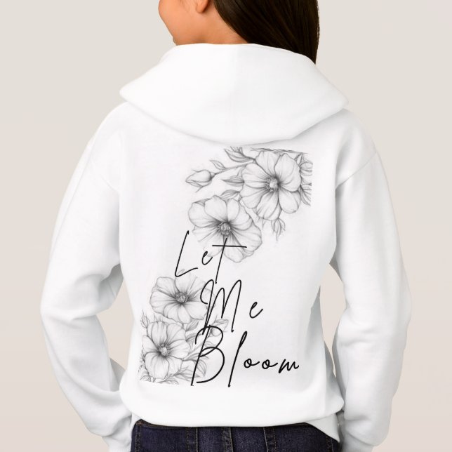 bloom your winter hoodie (Rückseite)