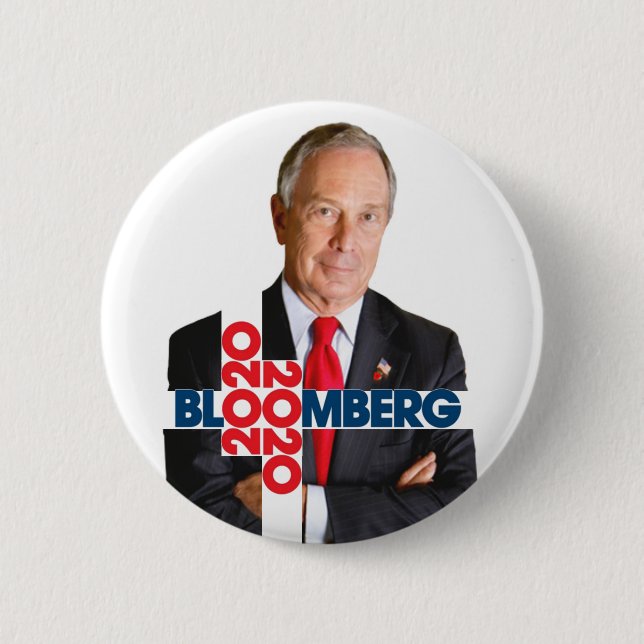 Bloomberg 2020 button (Vorderseite)