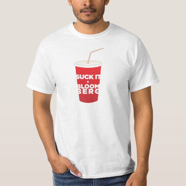 Bloomberg-Soda-Verbot-Protestt-stück T-Shirt (Vorderseite)