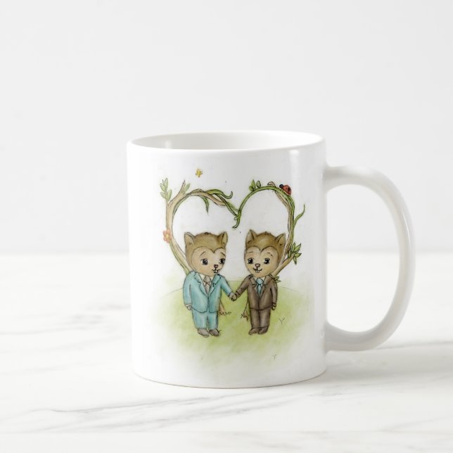 Bloom'd - Gleichheit - Hochzeit - Tasse (Rechts)