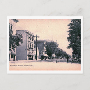 Bloomfield Ave., Montclair NJ 1906 Vintage Postkarte
