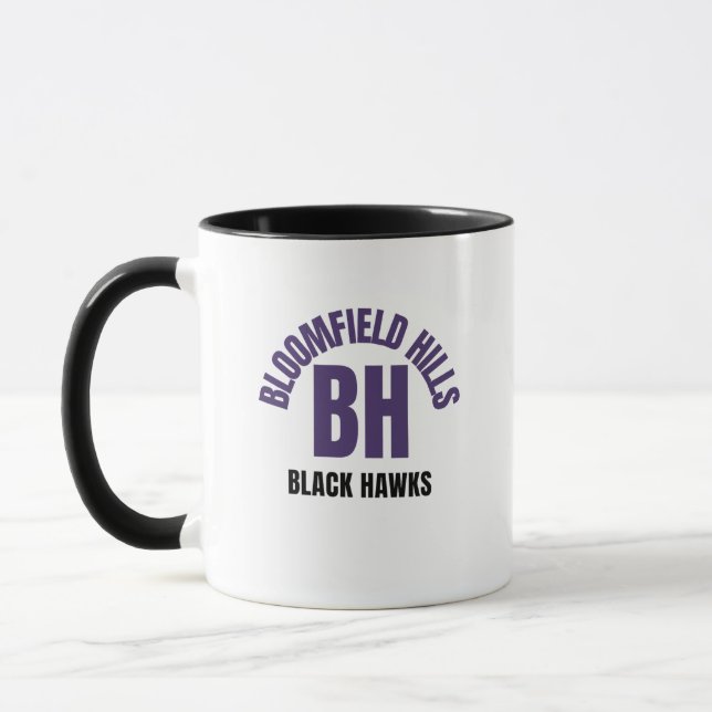Bloomfield Hills High School Michigan Kaffee Tasse (Links)