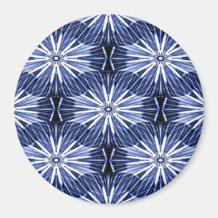 Bloomin' in Blau....... Magnet