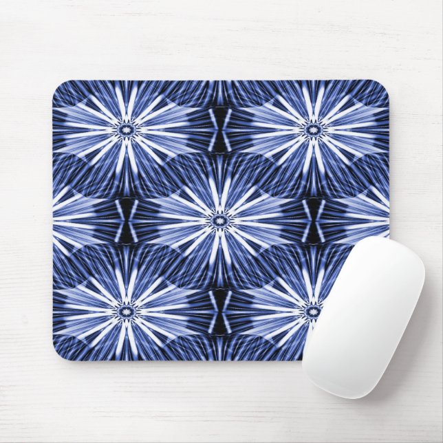 Bloomin' in Blau....... Mousepad (Mit Mouse)