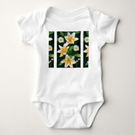Blooming Beauty Baby Bodysuit - Fresh Floral Vibes Baby Strampler