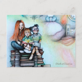 _Blooming Books_ Postkarte